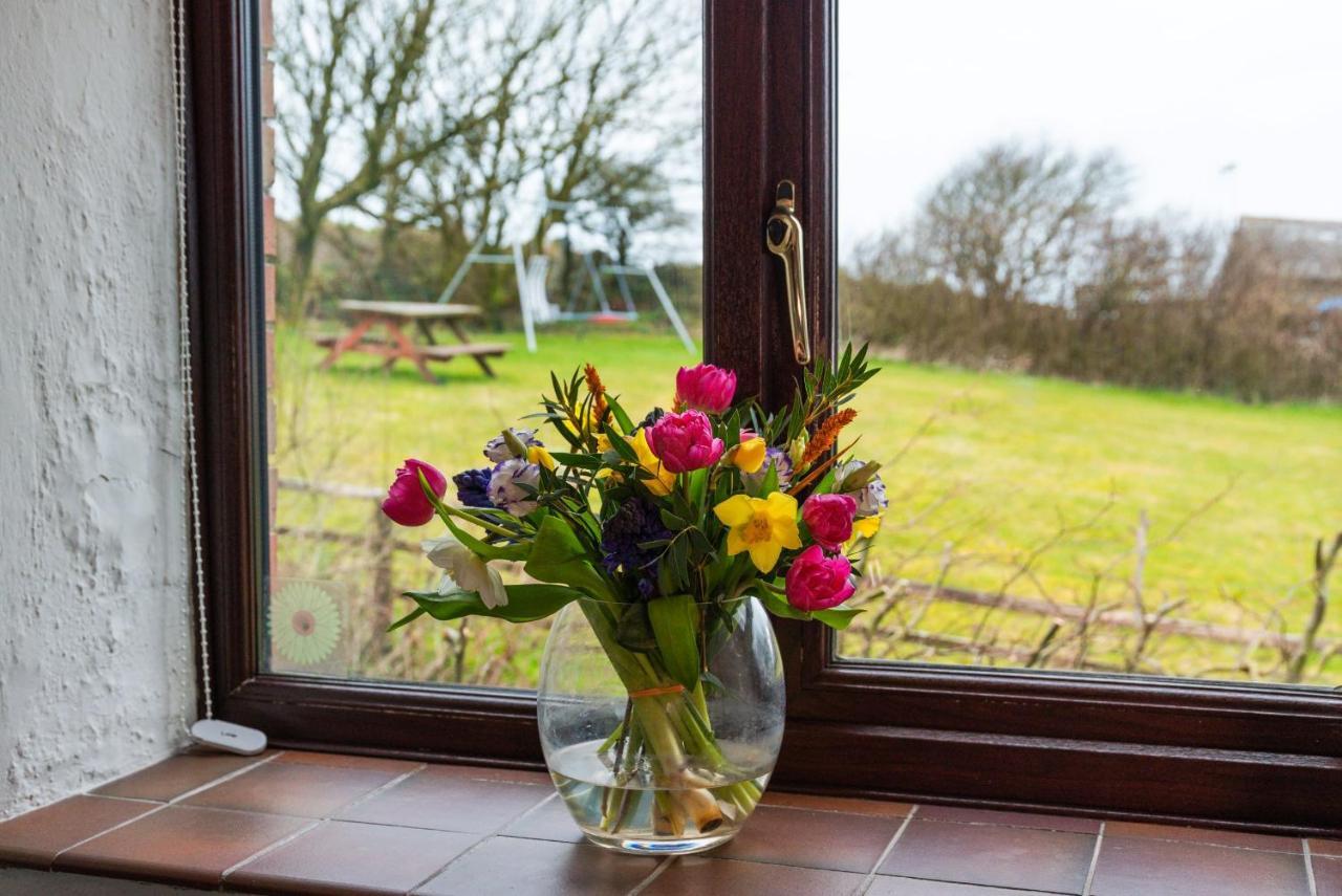 Polrunny Farm Blackberry Cottage - Cornwall Bliss In Sight Of The Sea ボスキャッスル エクステリア 写真